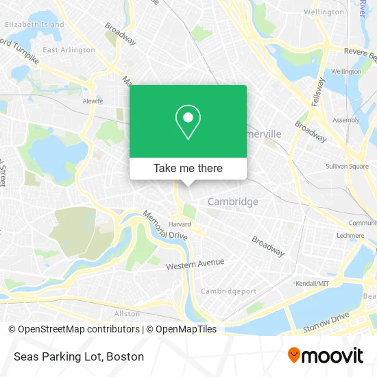 Seas Parking Lot map