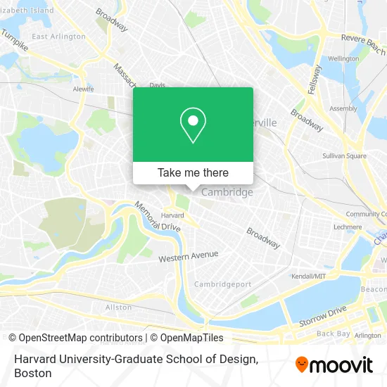 Harvard University-Graduate School of Design map