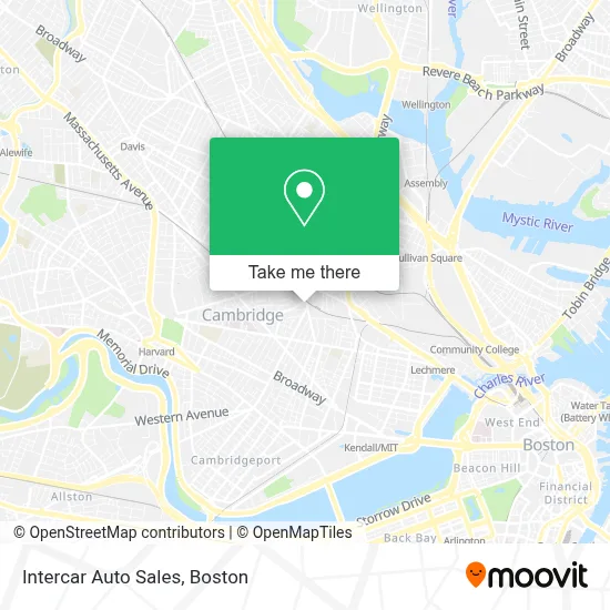 Intercar Auto Sales map