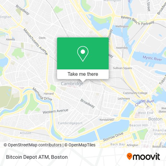 Mapa de Bitcoin Depot ATM