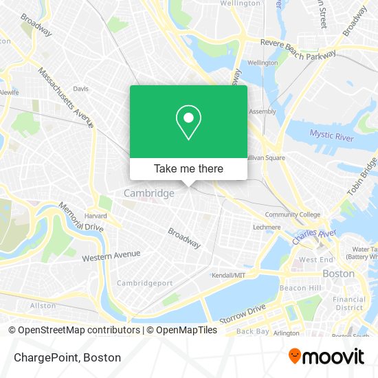 ChargePoint map