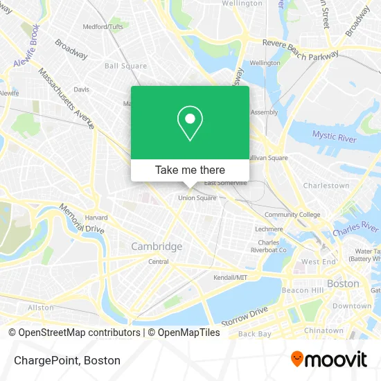ChargePoint map