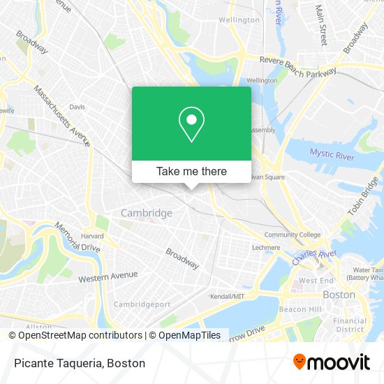 Mapa de Picante Taqueria