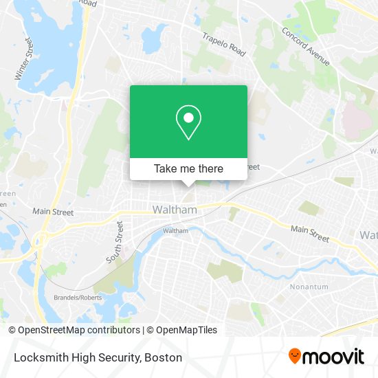 Locksmith High Security map