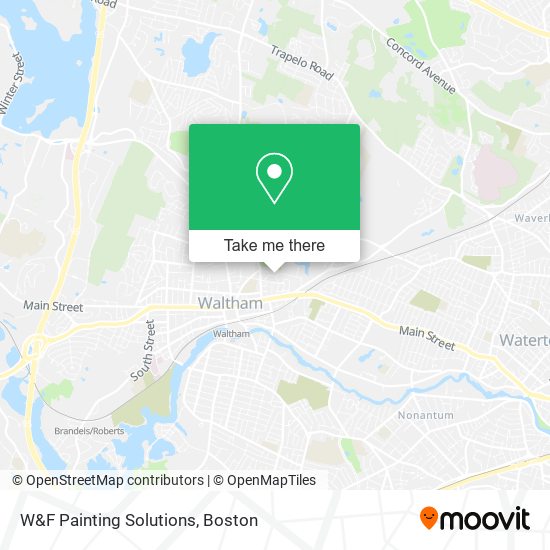 W&F Painting Solutions map