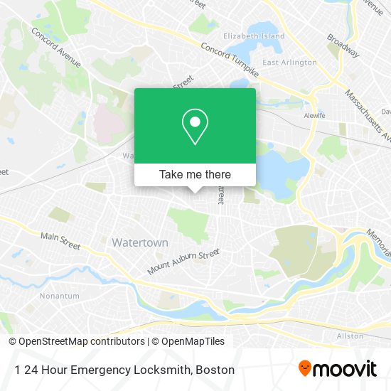 1 24 Hour Emergency Locksmith map