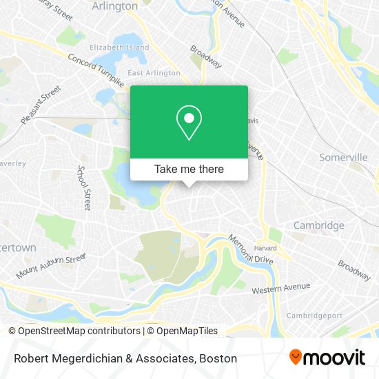 Robert Megerdichian & Associates map