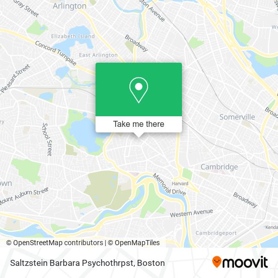 Saltzstein Barbara Psychothrpst map