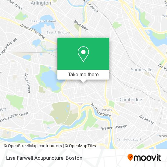 Lisa Farwell Acupuncture map