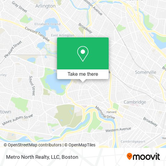 Mapa de Metro North Realty, LLC