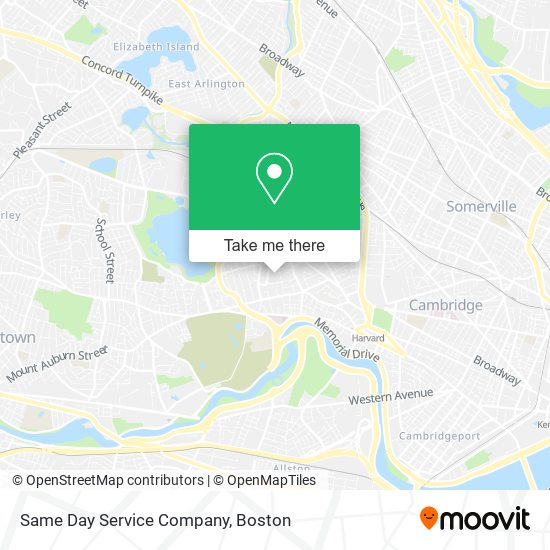 Same Day Service Company map