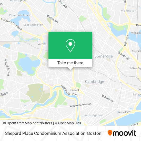 Mapa de Shepard Place Condominium Association
