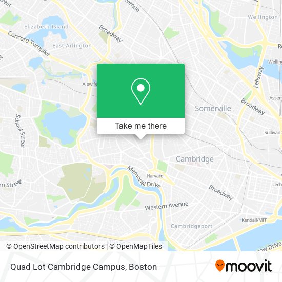 Quad Lot Cambridge Campus map