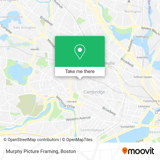 Murphy Picture Framing map