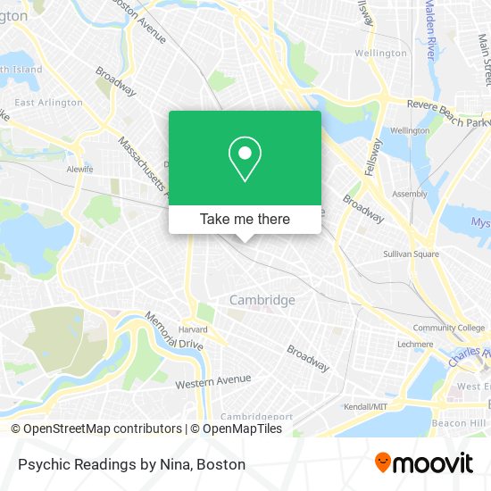 Mapa de Psychic Readings by Nina