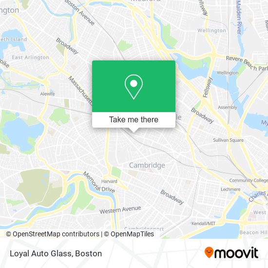 Mapa de Loyal Auto Glass