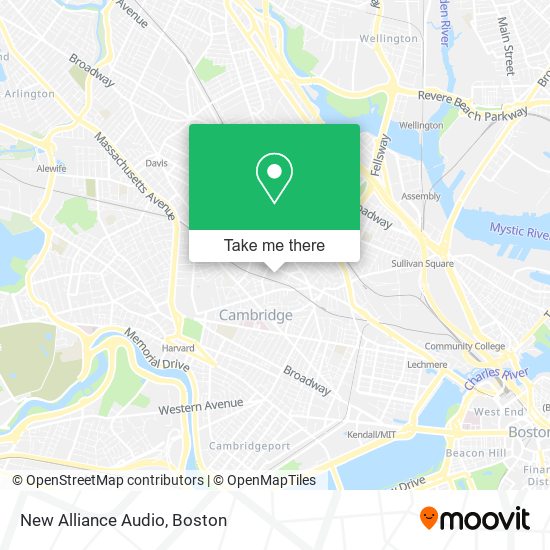 Mapa de New Alliance Audio