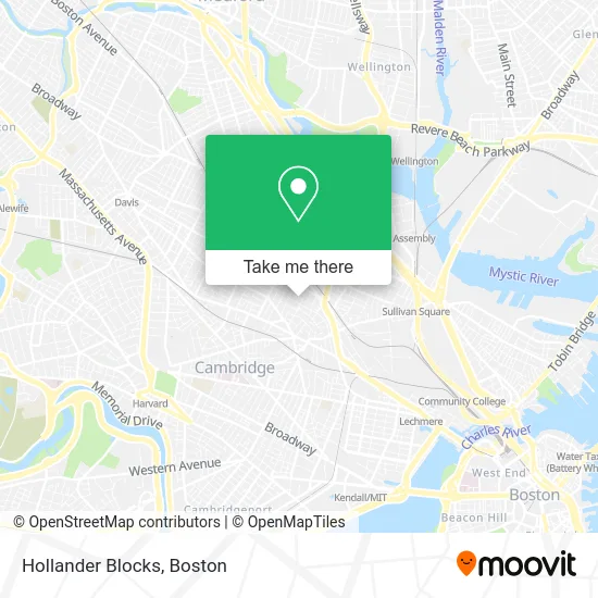 Hollander Blocks map