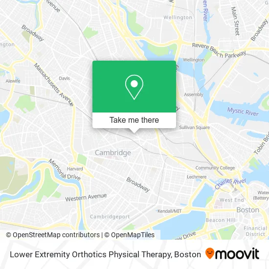 Mapa de Lower Extremity Orthotics Physical Therapy