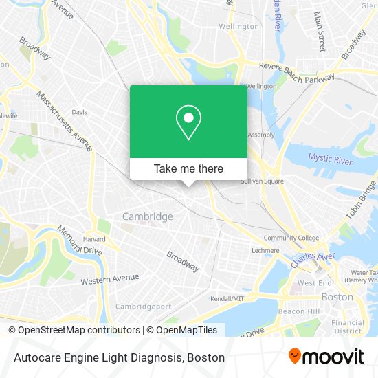 Autocare Engine Light Diagnosis map