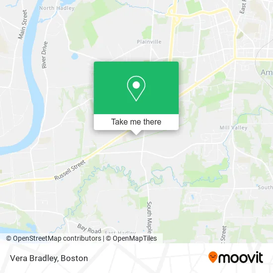 Vera Bradley map
