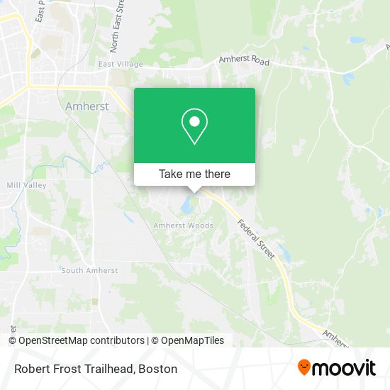 Mapa de Robert Frost Trailhead