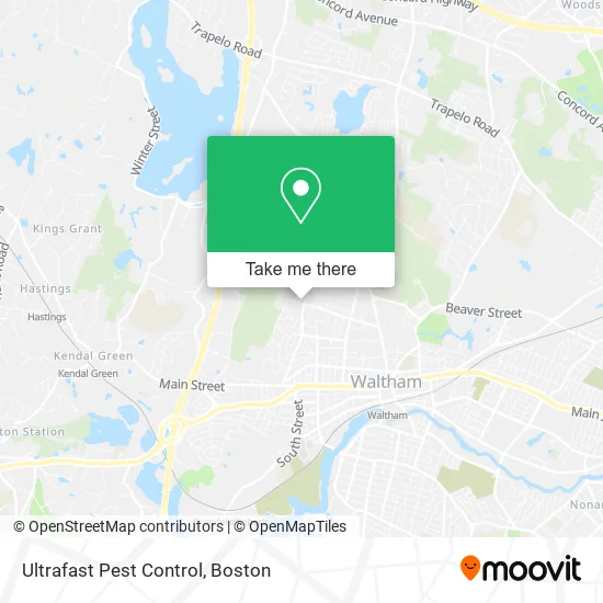 Mapa de Ultrafast Pest Control