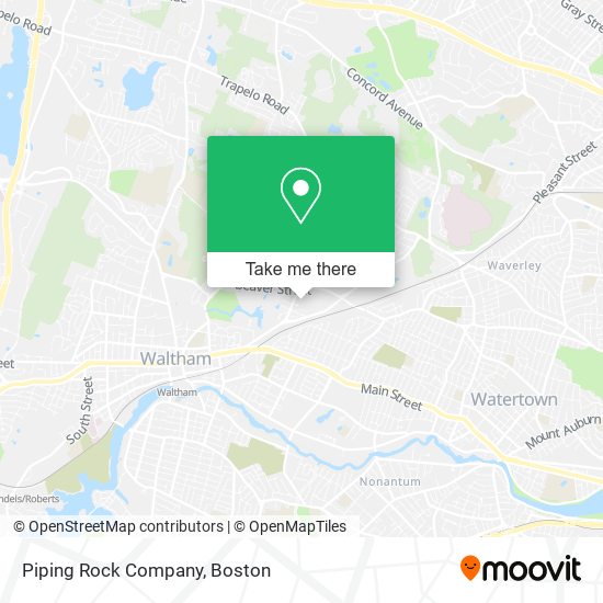 Mapa de Piping Rock Company