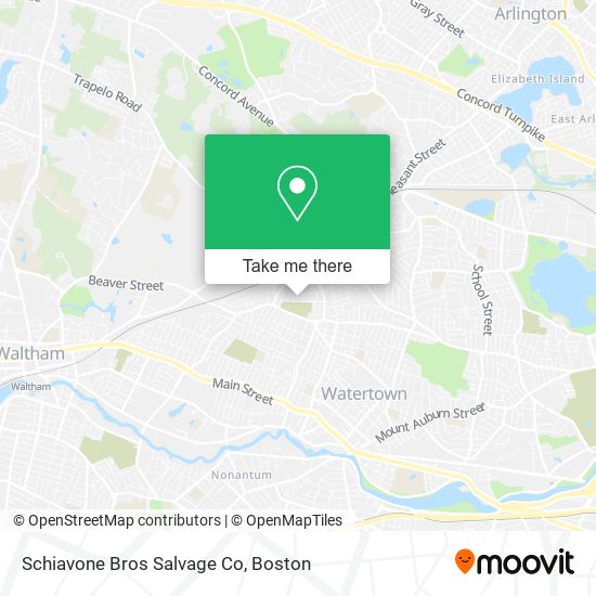 Mapa de Schiavone Bros Salvage Co