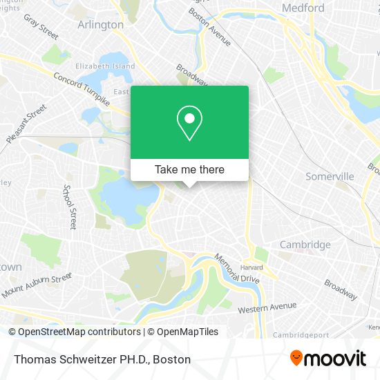 Thomas Schweitzer PH.D. map
