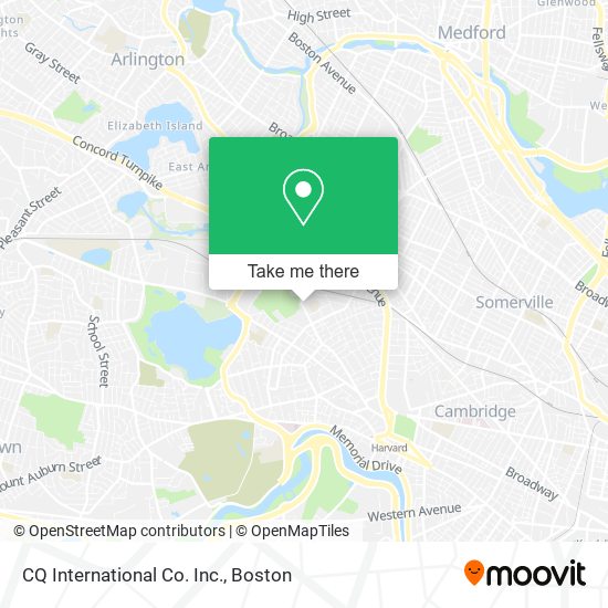 Mapa de CQ International Co. Inc.
