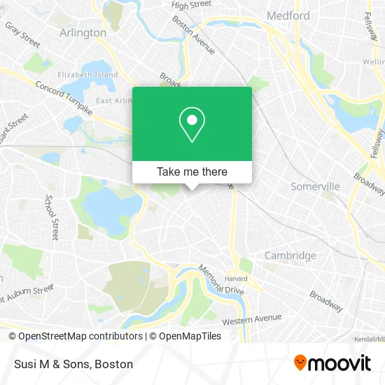 Susi M & Sons map