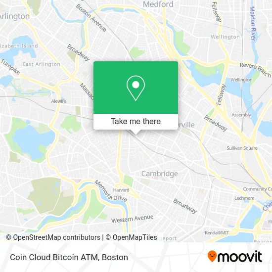 Coin Cloud Bitcoin ATM map