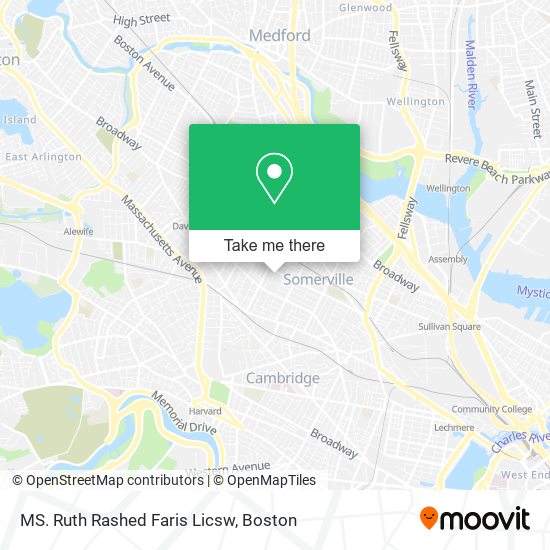 MS. Ruth Rashed Faris Licsw map