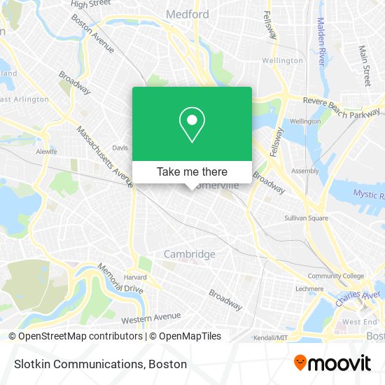 Slotkin Communications map
