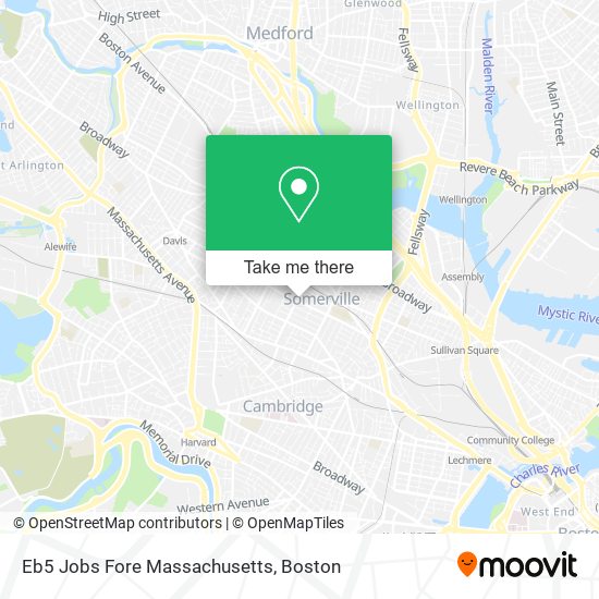 Eb5 Jobs Fore Massachusetts map