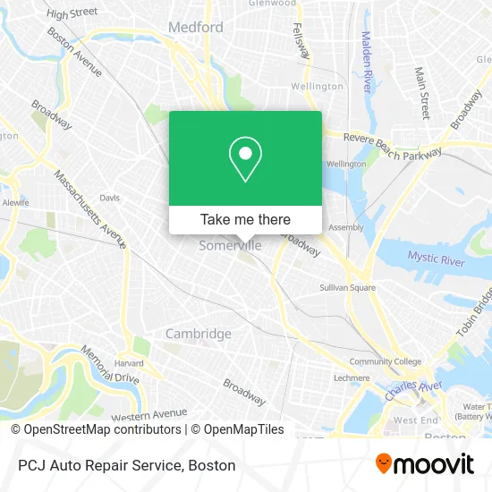 PCJ Auto Repair Service map
