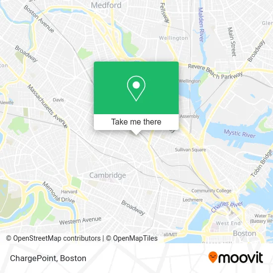 ChargePoint map