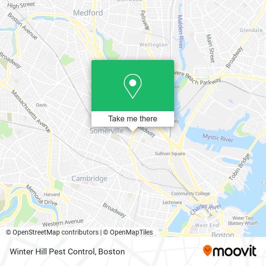 Mapa de Winter Hill Pest Control