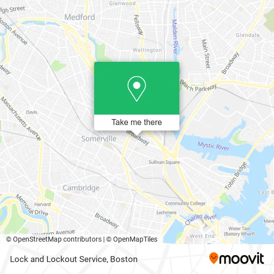 Lock and Lockout Service map