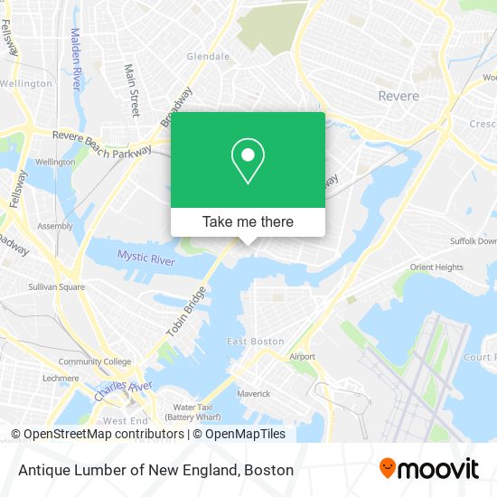 Mapa de Antique Lumber of New England