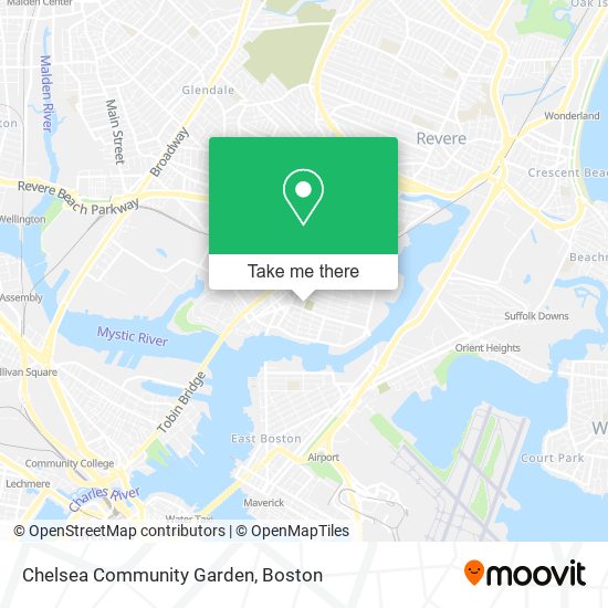 Mapa de Chelsea Community Garden