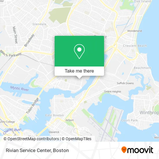 Rivian Service Center map