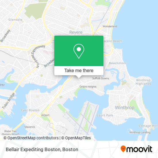 Mapa de Bellair Expediting Boston