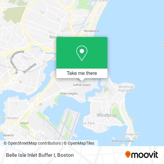 Belle Isle Inlet Buffer I map