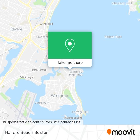 Mapa de Halford Beach