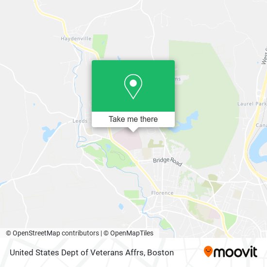 United States Dept of Veterans Affrs map