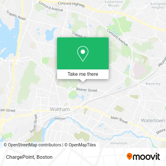 ChargePoint map