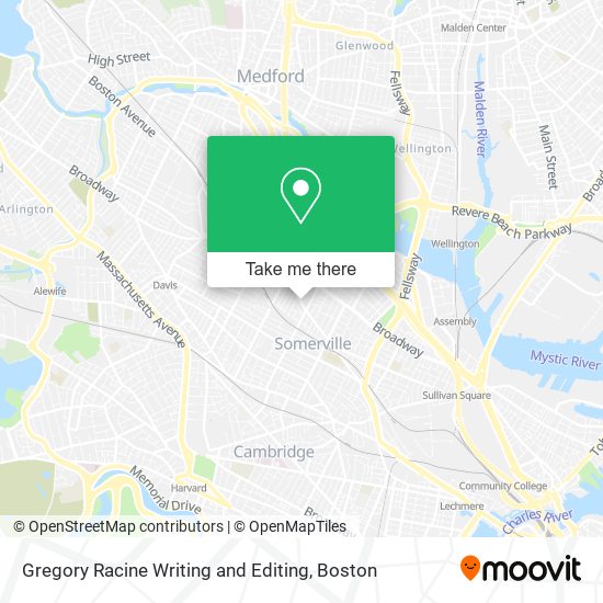 Gregory Racine Writing and Editing map