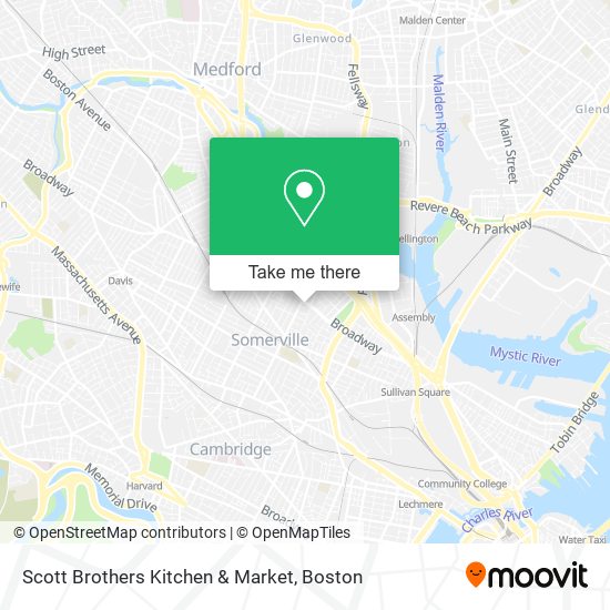 Mapa de Scott Brothers Kitchen & Market